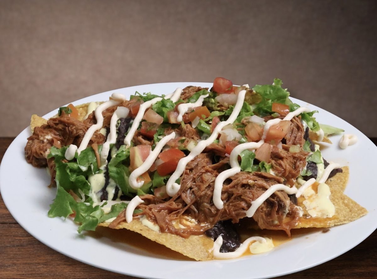 Nachos con carne